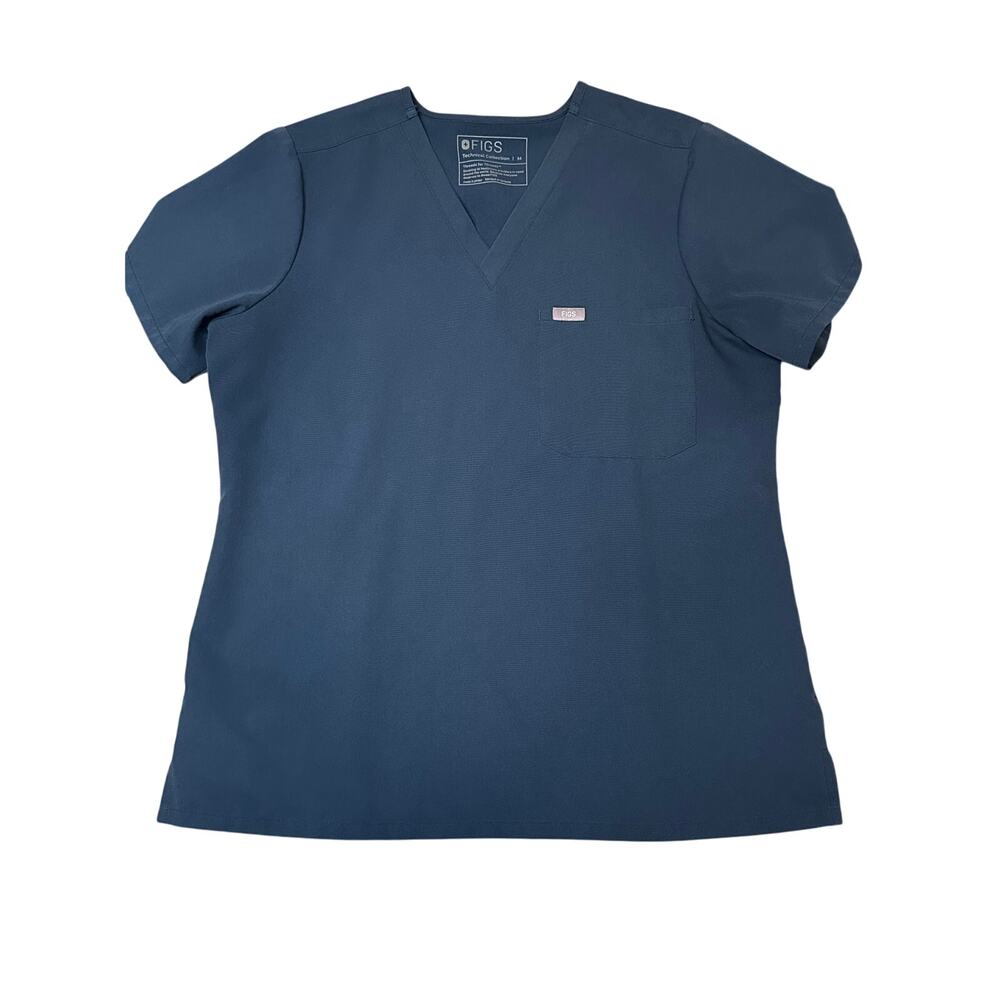 Figs Dark Harbor one pocket top
